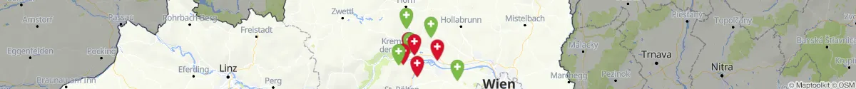 Map view for Pharmacies emergency services nearby Grafenwörth (Tulln, Niederösterreich)